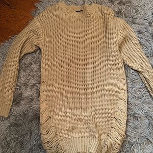 MIDI tan sweater dress ☕️